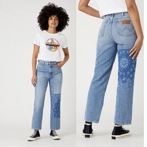 Wrangler Wild West Kiss my patch jeans